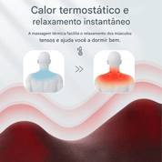 Massageador Shiatsu para Pescoço e Ombro com Aquecimento