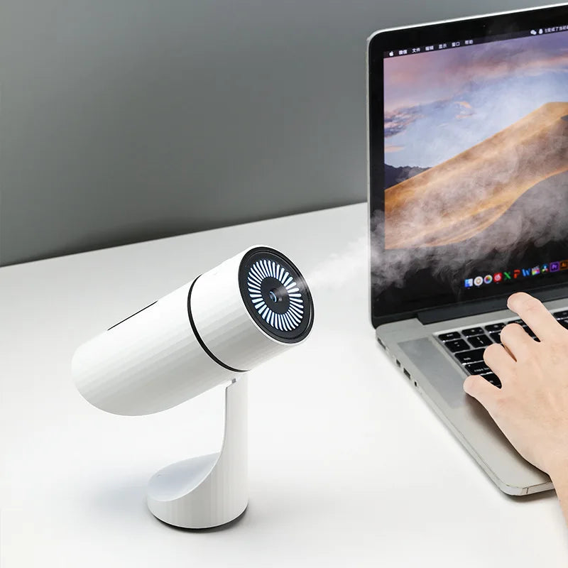 Umidificador Portátil Sem Fio USB com Aromaterapia - Nebulizador Silencioso Ultrassônico 260ml, 1000mAh | Ideal para Casa e Escritório
