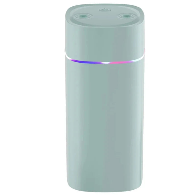 Umidificador de Ar USB 600ml com Bico Duplo e Luz Noturna