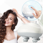 Massageador Elétrico Portátil para Couro Cabeludo e Corpo