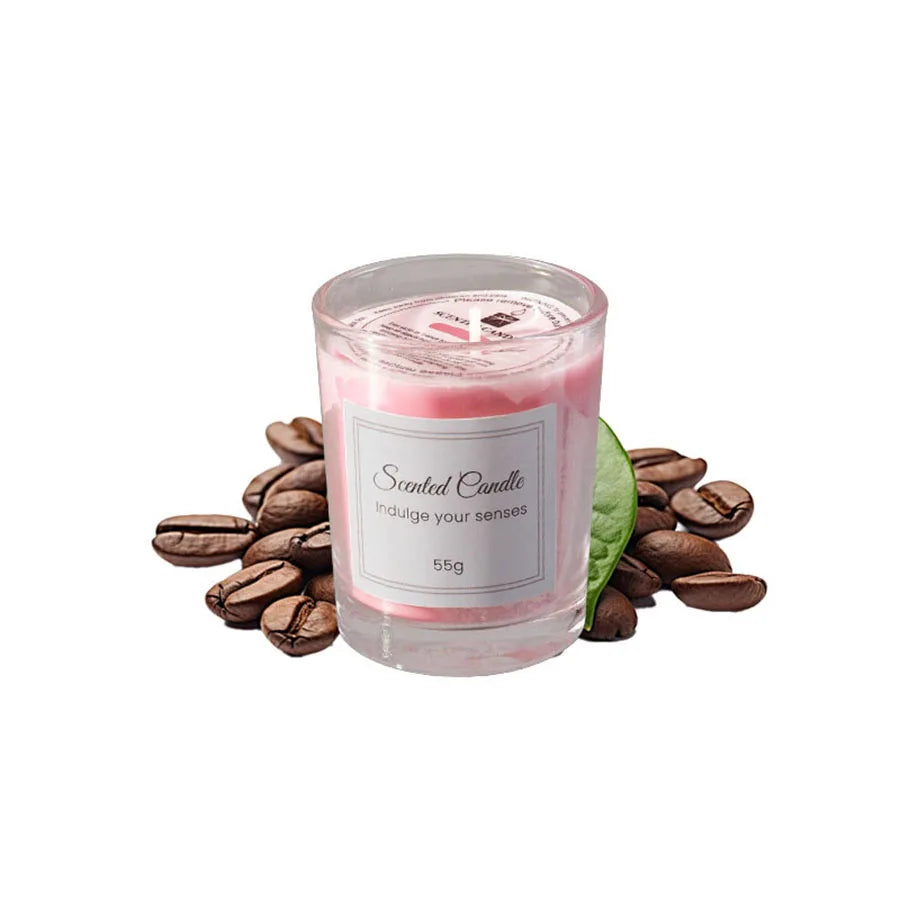 Vela de Aromaterapia Premium em Vidro Artesanal