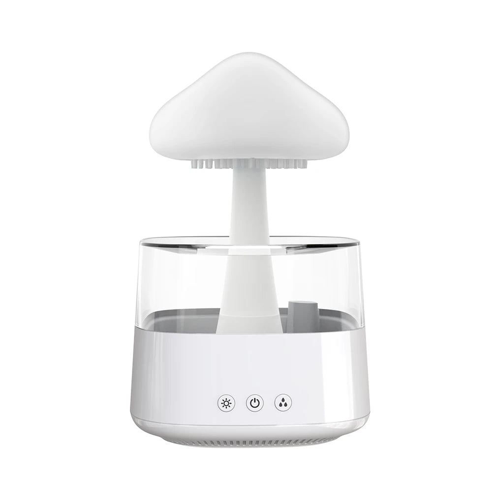 Umidificador de Nuvem de Chuva Luz Noturna com 7 Cores