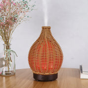Mini Vaso Umidificador De Ar de Madeira Weave