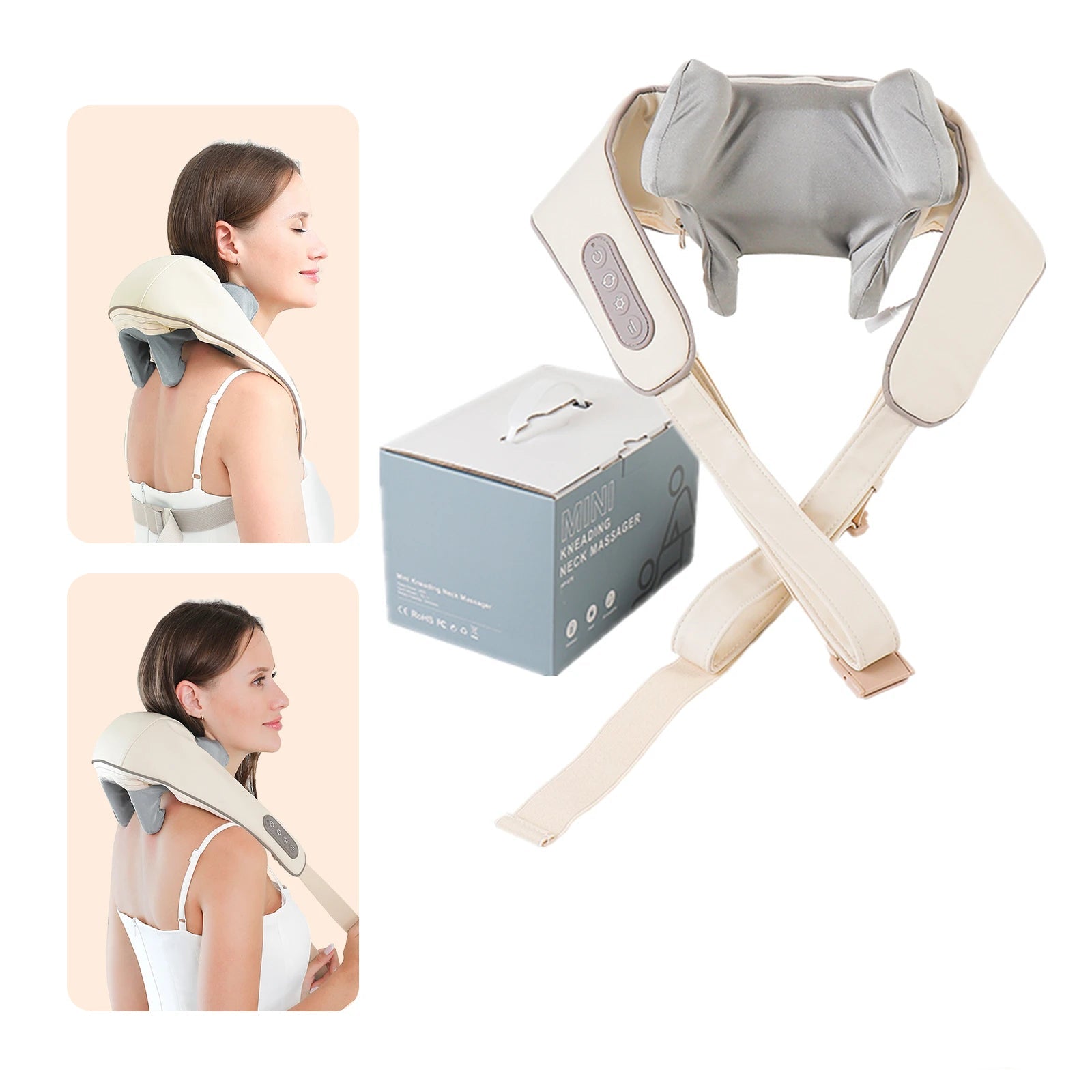 Massageador Sem Fio para Pescoço e Ombros 26W