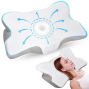 Travesseiro Ergonômico para Alívio de Dor no Pescoço e Ombros