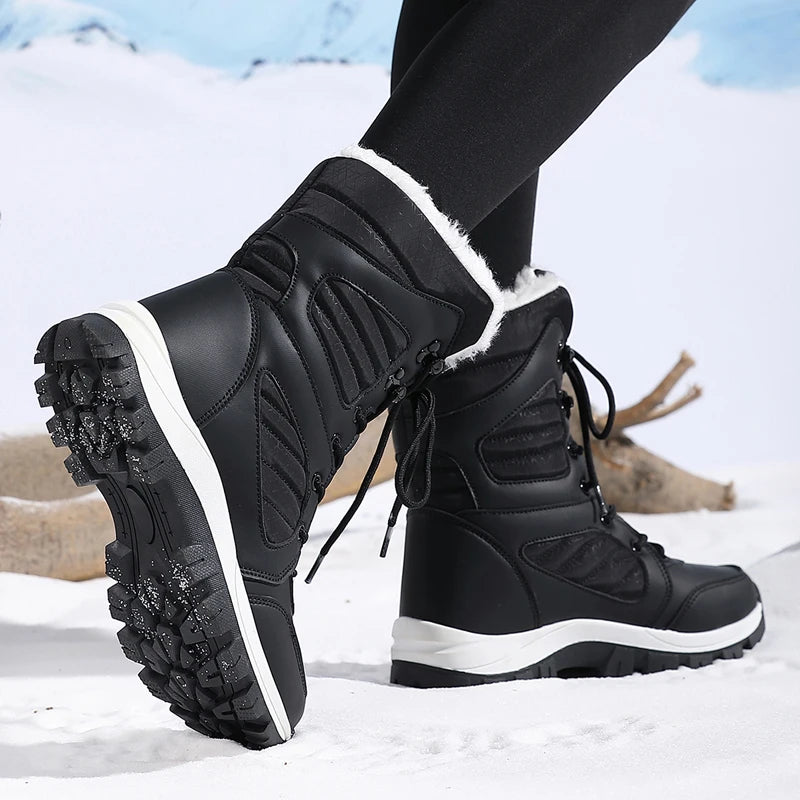 Bota Feminina de Neve Impermeável Aurora