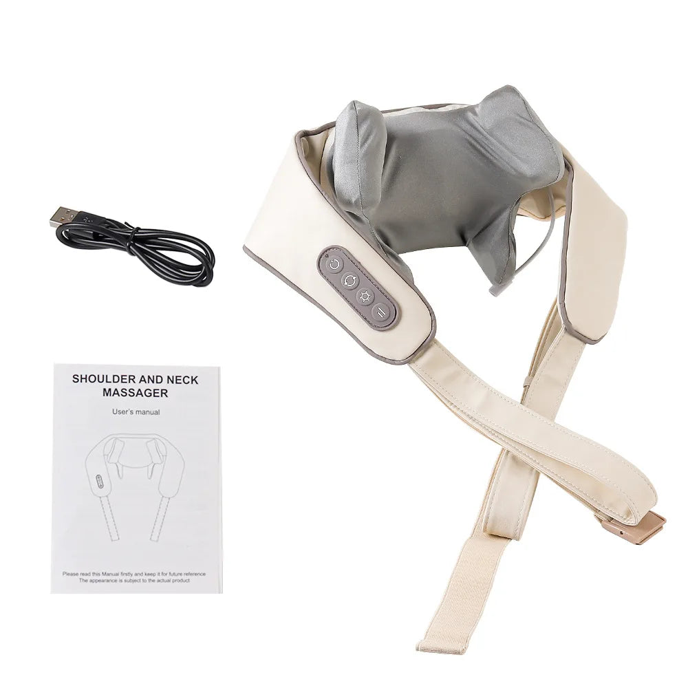 Massageador Sem Fio para Pescoço e Ombros 26W