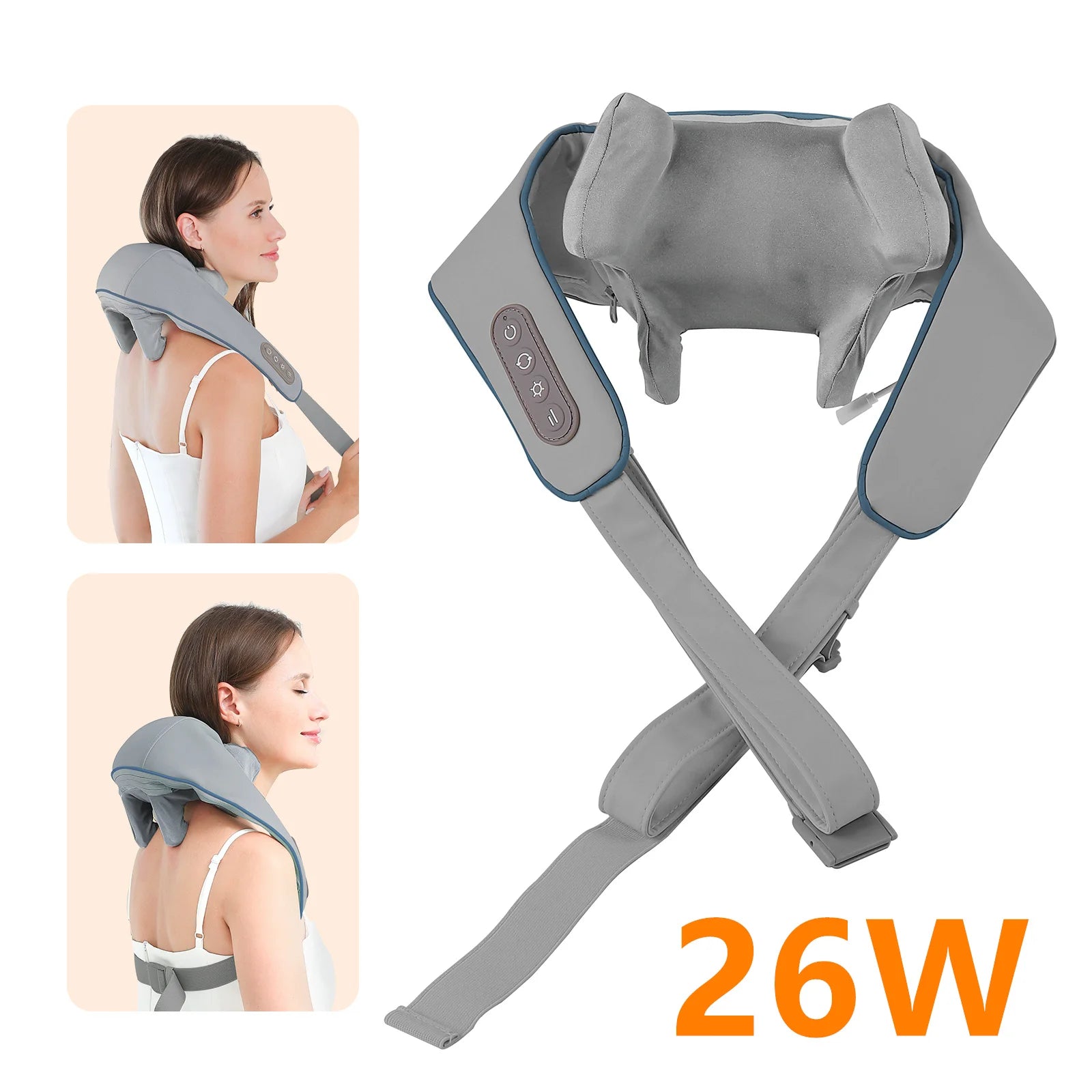 Massageador Sem Fio para Pescoço e Ombros 26W