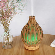 Mini Vaso Umidificador De Ar de Madeira Weave