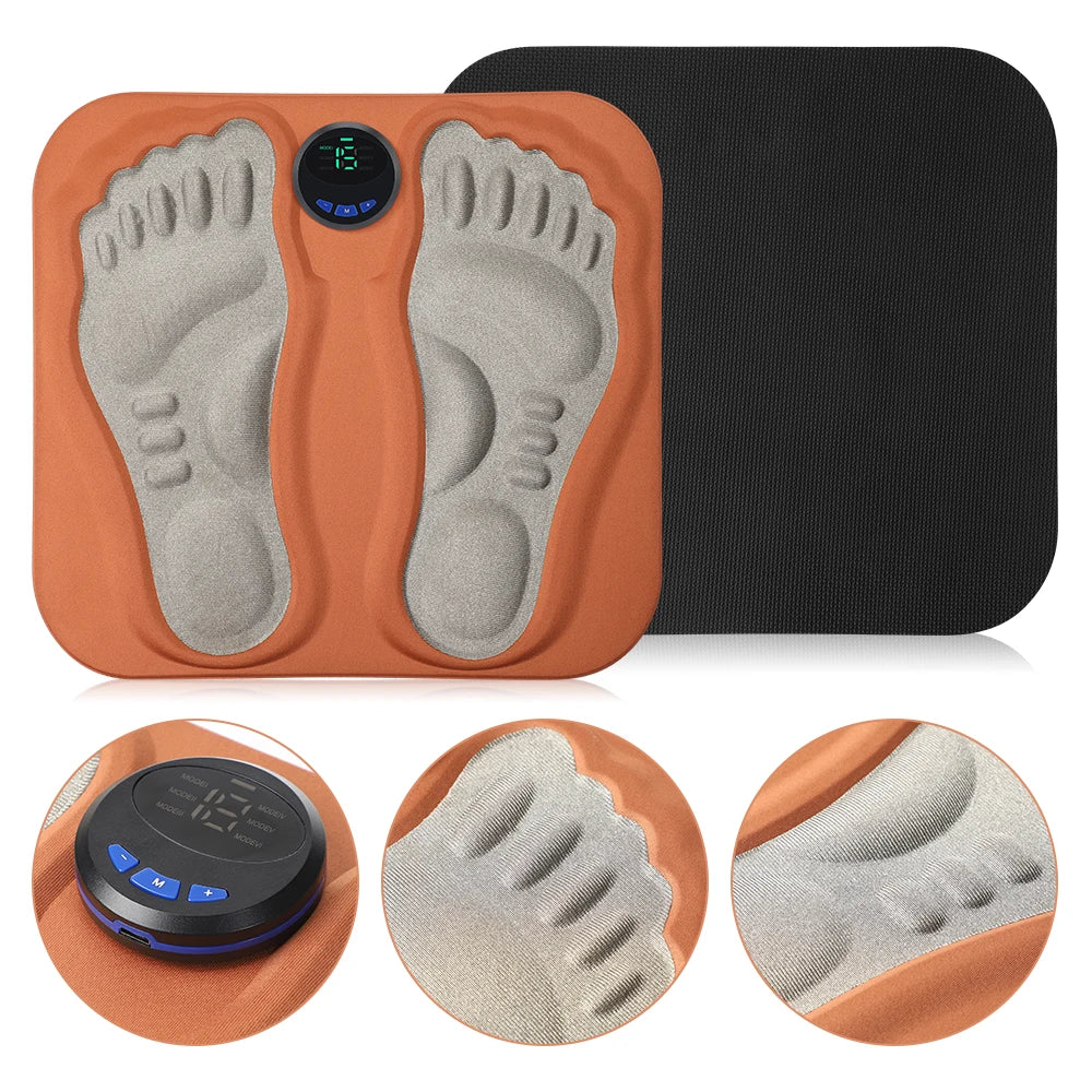 Almofada de Massagem Inteligente para Pés 3D - Relaxamento e Circulação