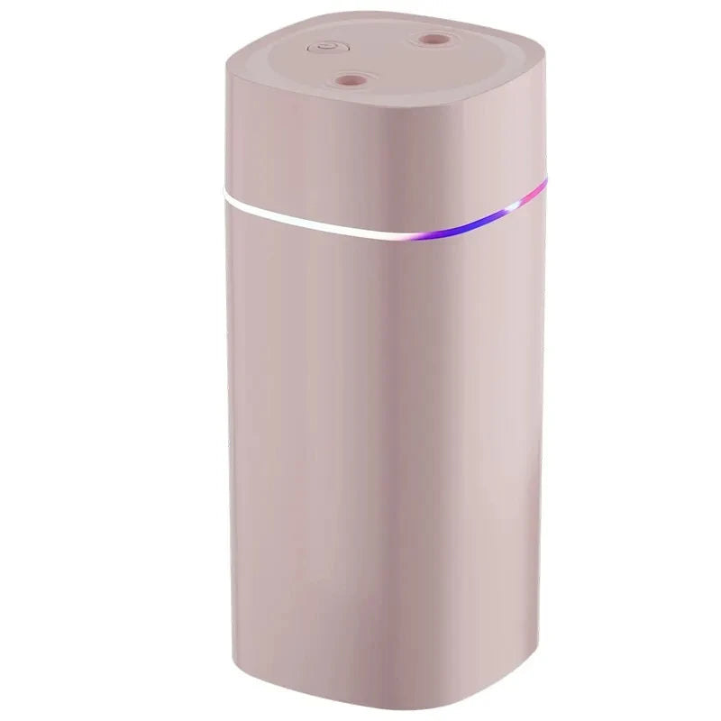 Umidificador de Ar USB 600ml com Bico Duplo e Luz Noturna