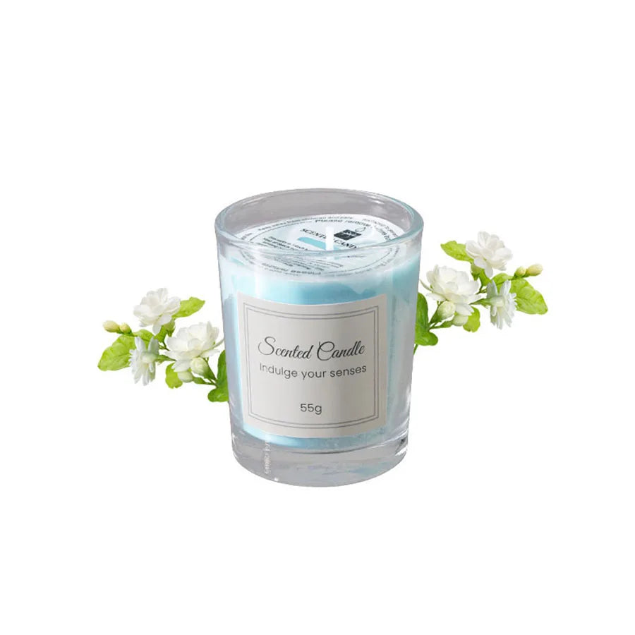 Vela de Aromaterapia Premium em Vidro Artesanal