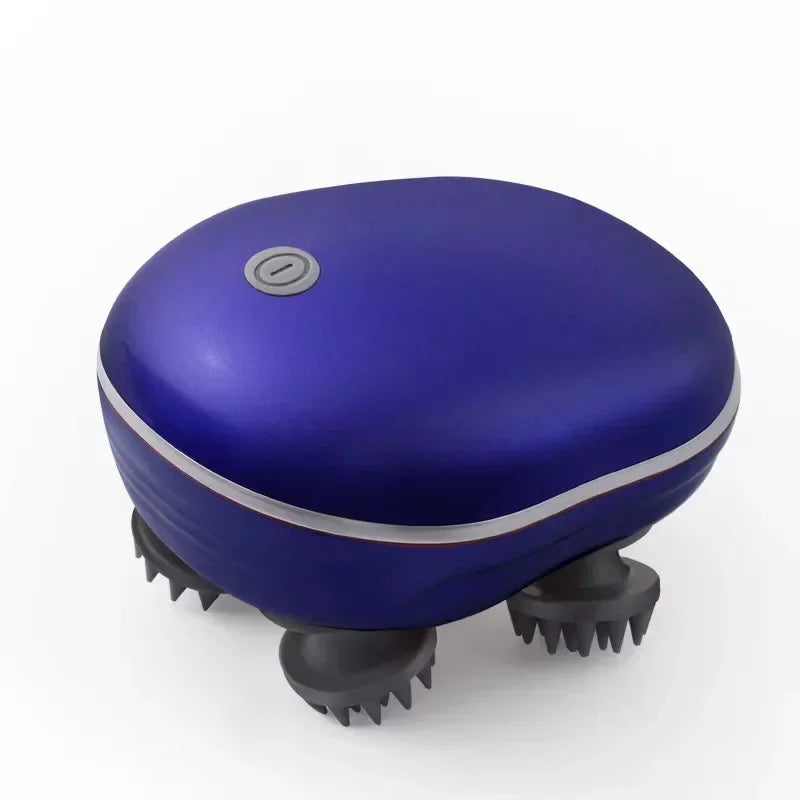 Massageador Elétrico de Cabeça com Terapia de Luz Vermelha
