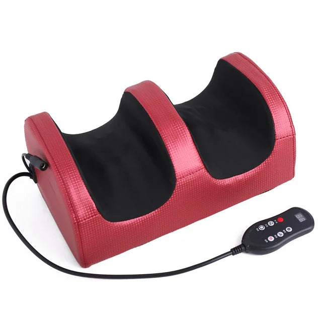 Massageador de aquecimento elétrico para pés com controle remoto