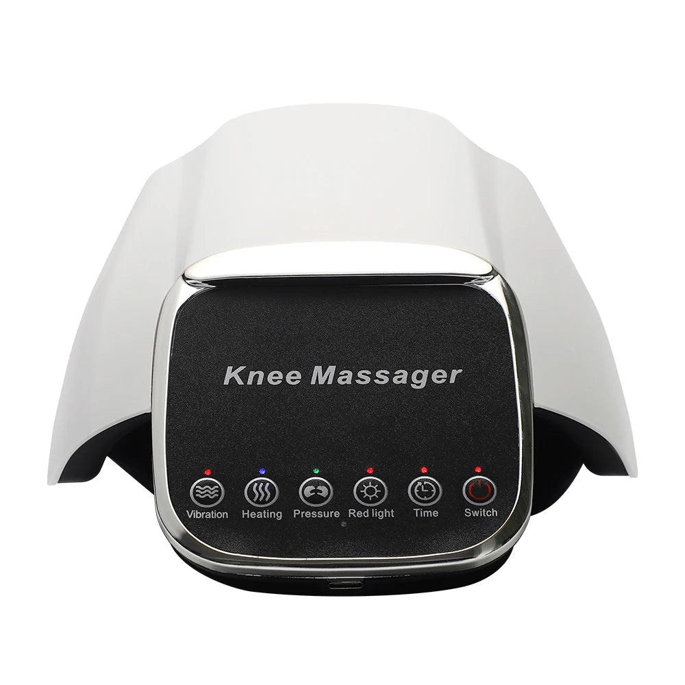 Massageador Inteligente para Joelho com Compressa Quente e Laser Infravermelho