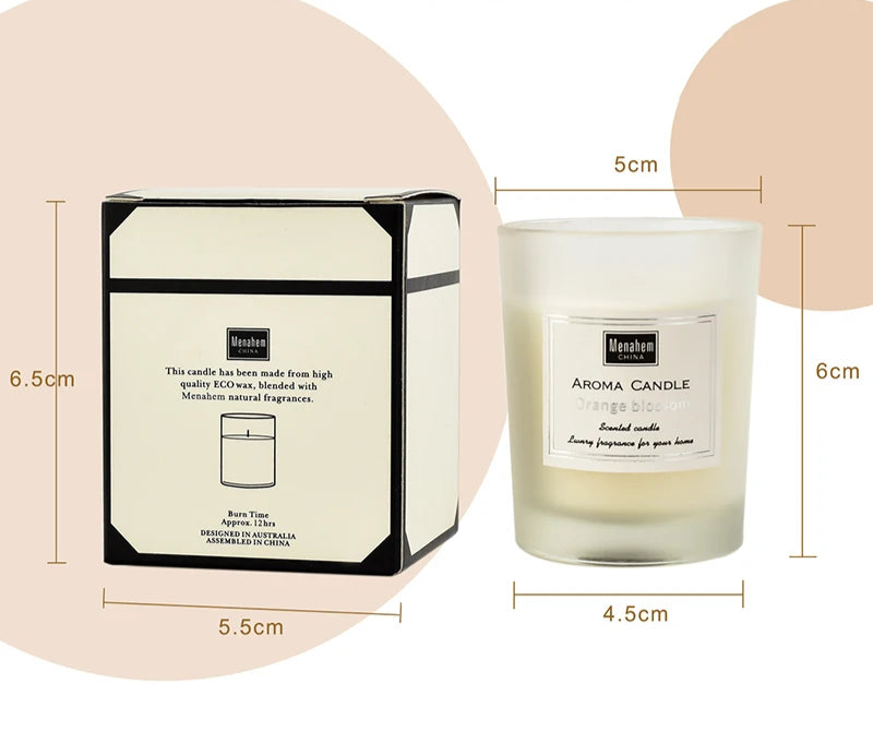 Velas Aromáticas Smokeless - Cera de Soja Natural 50g