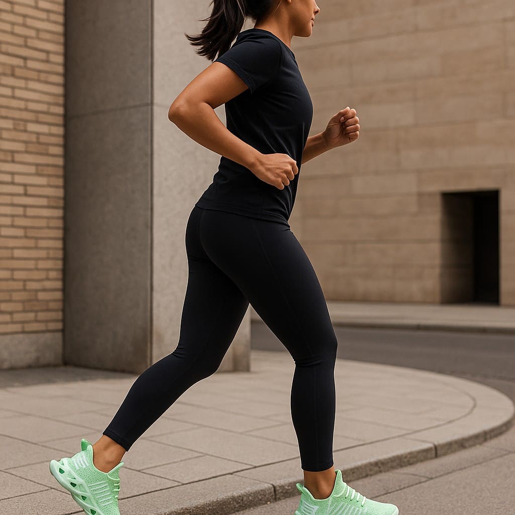 Tênis de Corrida Masculino Confortável e Respirável Modelo Floresta