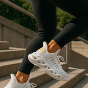 Tênis de Corrida Masculino Confortável e Respirável Modelo Neve