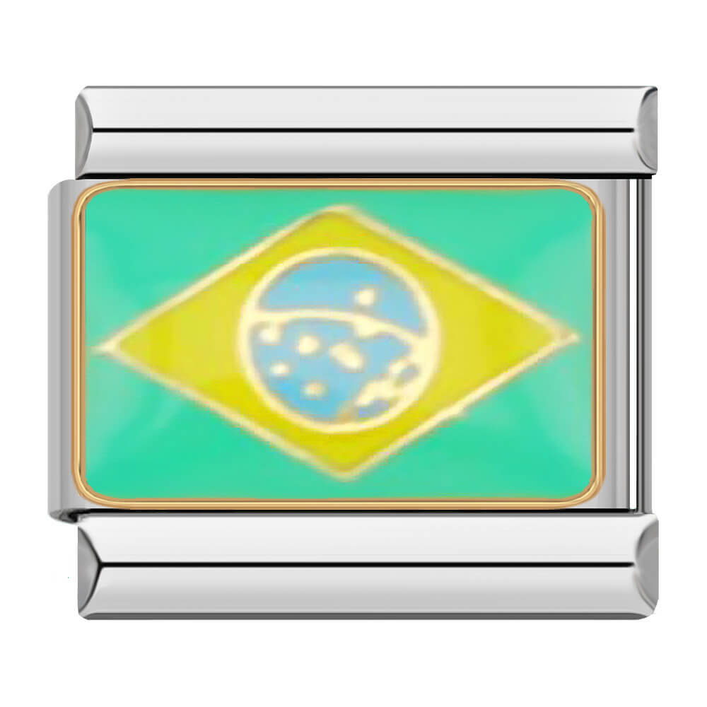 Charm Modular Bandeira do Brasil