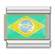 Charm Modular Bandeira do Brasil