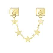 Charm Modular Corrente Estrela Dourada