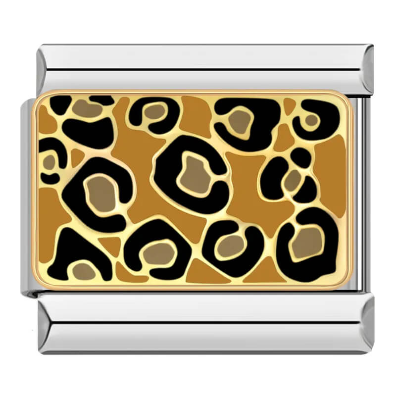 Charm Modular Estampa de Onça