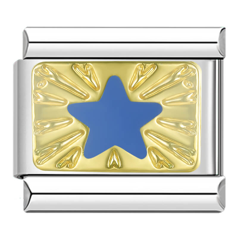Charm Modular Estrela Azul