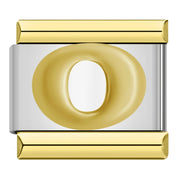 Charm Modular Inicial em Linha Dourada