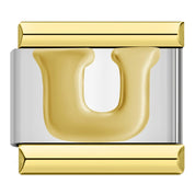 Charm Modular Inicial em Linha Dourada