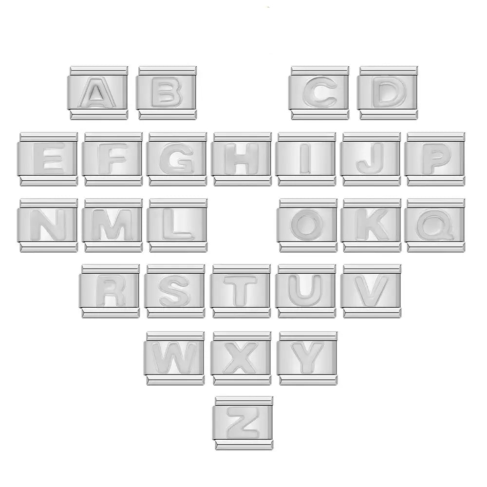 Charm Modular Inicial Prateada