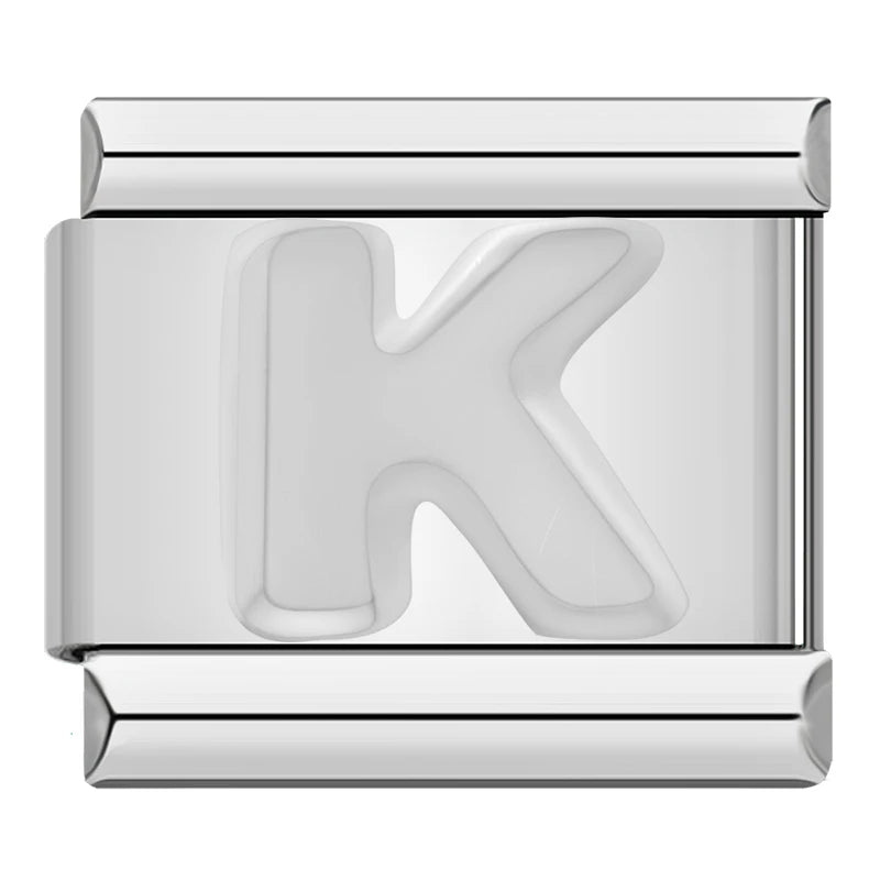 Charm Modular Inicial Prateada