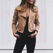 Jaqueta Feminina de Couro Modelo Paola