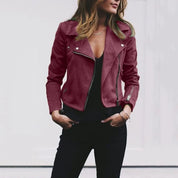 Jaqueta Feminina de Couro Modelo Paola