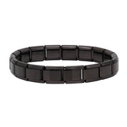 Pulseira Italiana de Charm Modular Clássica Preta