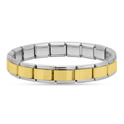 Pulseira Italiana de Charm Modular Linha Prateada