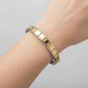 Pulseira Italiana de Charm Modular Linha Prateada