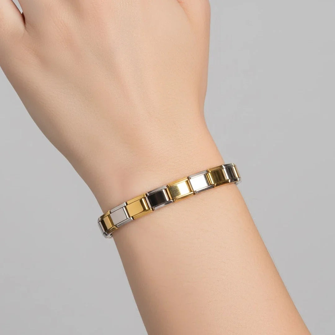 Pulseira Italiana de Charm Modular Mesclada