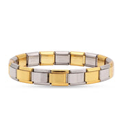 Pulseira Italiana de Charm Modular Mesclada