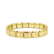 Pulseira Italiana de Charm Modular Stella Dourada